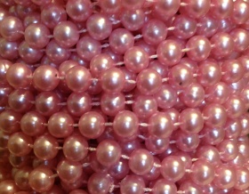 Pearl Bead String Trim 8mm (Pink)